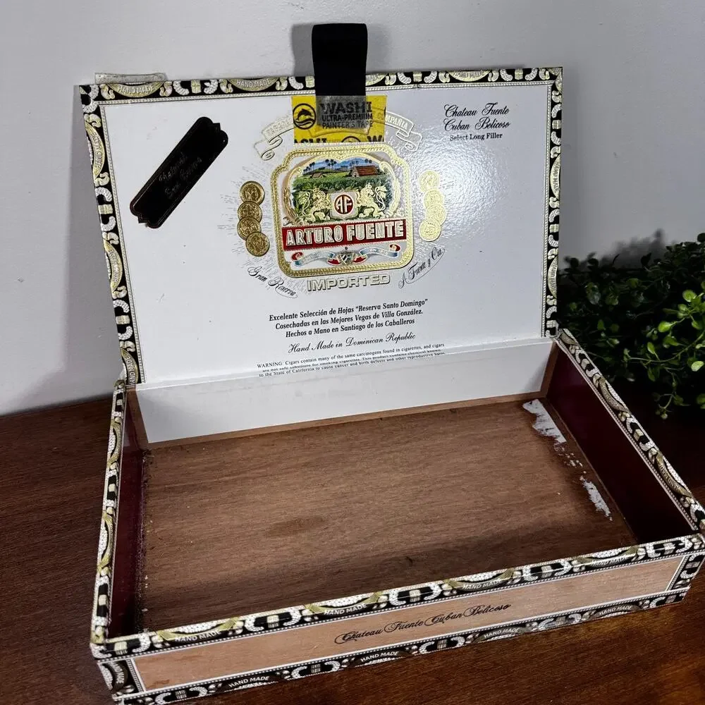 Arturo Fuente Chateau Fuente Belicoso Empty Cigar Box 11